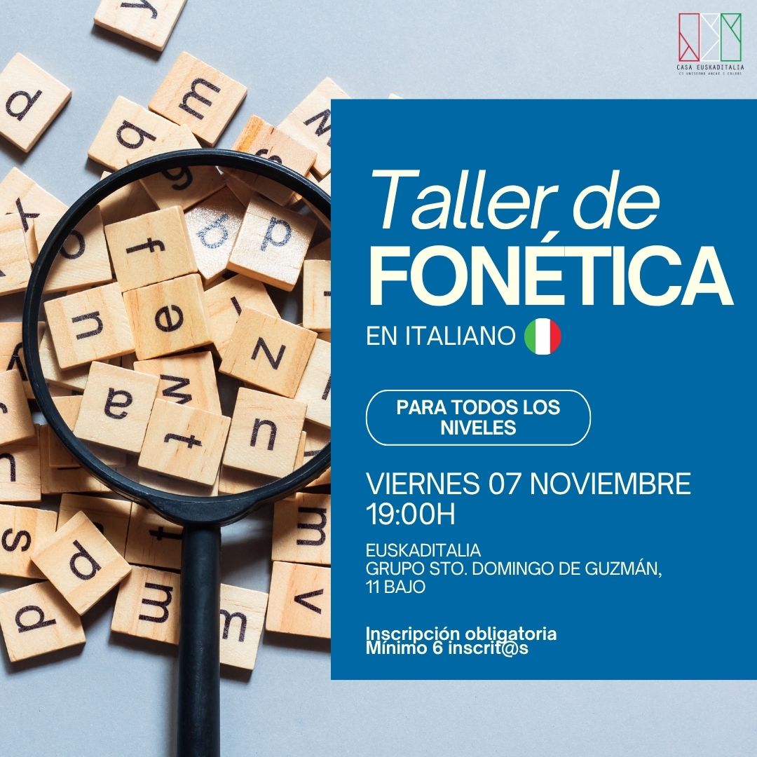 Taller de fonética italiana