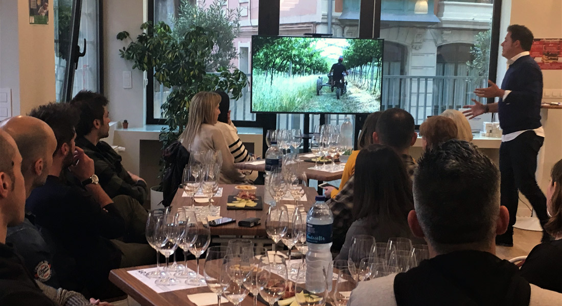 Cata de vinos Casa Euskaditalia