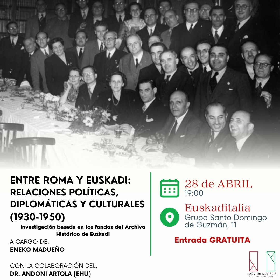 Entre Roma y Euskadi: Charla